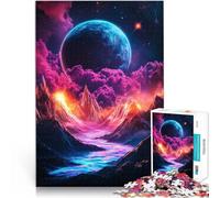 Puzzle da 2000 pezzi per adulti Paesaggio montano cosmico Vacanza a casa: uccidere il tempo Migliorare l'amore tra le coppie 70x100cm