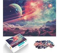 Puzzle da 2000 pezzi per adulti Pianeti del collage spaziale giocattoli educativi per l'apprendimento Adatto per la decorazione del desktop 70x100cm