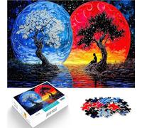 Puzzle da 2000 pezzi per adulti Pittura ad albero dualistica Gioco intellettuale giocattolo Migliorare l'amore tra le coppie 70x100cm