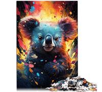Puzzle da 2000 pezzi per adulti pittura koala colore puzzle educativo per la decorazione domestica 70 x 100 cm Adatto per adolescenti dai 14 anni in su