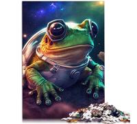 Puzzle da 2000 pezzi per adulti Puzzle rana spazio astronauta apprendimento puzzle educativo migliorare la memoria 70 x 100 cm per adolescente 14+
