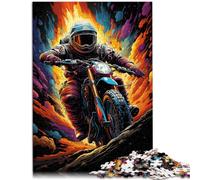 Puzzle da 2000 pezzi per adulti puzzle spazio bikers puzzle decorazione da parete decorazione perfetta 70 x 100 cm Adatto per e adolescenti 14+