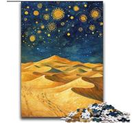 Puzzle da 2000 pezzi per adulti raffigurante il cielo notturno nel deserto, difficile da completare ma divertente e spiritoso, regalo di compleanno, regali, decorazione da parete (70x100cm)