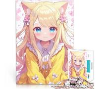 Puzzle da 2000 pezzi per adulti Ragazza anime Kawaii Neko Giocattoli per l'intrattenimento in famiglia Decorazioni e regali unici per la casa 70x100cm