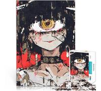 Puzzle da 2000 pezzi per adulti Ragazza anime Weirdcore Big Eye Giocattoli di gioco impegnativi Giocattoli per la decorazione della casa 70x100cm