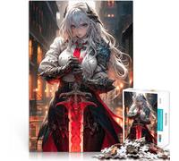 Puzzle da 2000 pezzi per adulti Ragazza guerriera valchiria Giochi educativi Decorazione della casa Decorazioni e regali unici per la casa 70x100cm