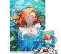 Puzzle da 2000 pezzi per adulti Ragazza nel lago Antistress Vacanza in patria Uccidere il tempo Migliorare l'amore tra le coppie 70x100cm