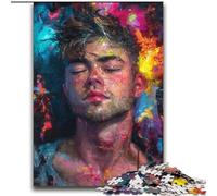Puzzle da 2000 pezzi per adulti, ragazzo misterioso, giocattoli educativi per l'apprendimento, decorazioni per la casa uniche e regali per 14+ anni, 70x100cm