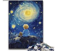 Puzzle da 2000 pezzi per adulti, regali Il piccolo principe del cielo notturno, per età 14 anni e oltre, giocattolo educativo intellettuale decomprimente, ottimo regalo, 70x100cm