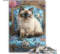 Puzzle da 2000 pezzi per adulti, regalo "Gatto seduto sul divano", per età pari o superiore a 14 anni, giocattolo educativo intellettuale decompressivo, ottimo regalo, 70x100cm