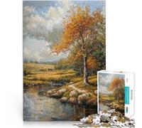 Puzzle da 2000 pezzi per adulti Riflessione autunnale Fatto di cartone per età 14+ Gioco intellettuale giocattolo offerte come regali per tutta la famiglia misurare:70x100cm