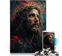 Puzzle da 2000 pezzi per adulti Ritratto di Gesù Cristo Giocattoli per l'intrattenimento in famiglia Decorazioni e regali unici per la casa 70x100cm