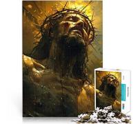 Puzzle da 2000 pezzi per adulti sacrificio di Gesù Difficile da completare ma divertente e umoristico Migliorare l'amore tra le coppie 70x100cm