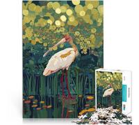 Puzzle da 2000 pezzi per adulti Spatola rosata nella palude lussureggiante Rompicapo per Decorazione murale Regali unici per compleanno e Natale 70x100cm