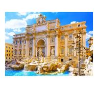 Puzzle da 2000 pezzi per adulti, splendido puzzle architettonico della fontana di Trevi a Roma, souvenir turistico e giocattolo regalo per adolescenti