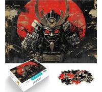 Puzzle da 2000 pezzi per adulti Stampa artistica di guerriero samurai Analisi e logica con pezzi completamente interconnessi di forma casuale 70x100cm
