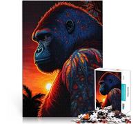 Puzzle da 2000 pezzi per adulti Stile artistico del gorilla Gioco intellettuale giocattolo perché è ideale come regalo per tutta la famiglia 70x100cm