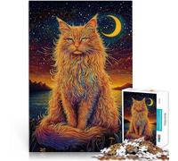 Puzzle da 2000 pezzi per adulti Stile della serie artistica del gatto Gioco a quiz Attività divertenti a casa, regali di compleanno, regali di viaggio, 70x100cm