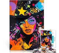 Puzzle da 2000 pezzi per adulti Strega magica Fatto di carta，per età 14+ Gioco antistress per famiglie, sfida difficile Migliorare l'amore tra le coppie。misurare：70x100cm/27.5x39.3pollice