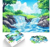 Puzzle da 2000 pezzi per adulti struttura dell'acqua Difficile da completare ma divertente e umoristico Giocattoli per la decorazione della casa 70x100cm