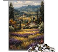 Puzzle da 2000 pezzi per adulti sulla Provenza francese Difficili da completare ma divertenti e umoristici, con poster abbinato e foglio di quiz 70x100cm
