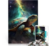 Puzzle da 2000 pezzi per adulti Tartaruga nello spazio Giocattoli educativi per l'apprendimento Giochi per famiglie Adatto alle coppie 70x100cm