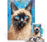 Puzzle da 2000 pezzi per adulti Tavolozza Pittura siamese Vacanza a casa: uccidere il tempo è ideale come regalo per tutta la famiglia 70x100cm