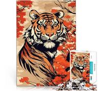Puzzle da 2000 pezzi per adulti Tigre Arte Cinese 4 Antistress Vacanza in patria Uccidere il tempo Migliorare l'amore tra le coppie 70x100cm