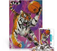 Puzzle da 2000 pezzi per adulti Tigre schiacciata Difficile da completare ma divertente e umoristico Giocattoli per la decorazione della casa 70x100cm