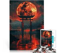 Puzzle da 2000 pezzi per adulti Torii della Luna di Sangue Vacanza a casa: uccidere il tempo Collezione di artisti, Belle arti 70x100cm