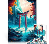 Puzzle da 2000 pezzi per adulti Torii Gates Anime giapponese Allena il tuo cervello e le tue mani Adatto per la decorazione del desktop 70x100cm
