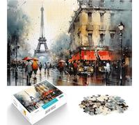 Puzzle da 2000 pezzi per adulti Torre Eiffel di Parigi per il giocattolo di sfida del gioco educativo Migliorare l'amore tra le coppie 70x100cm