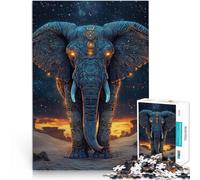 Puzzle da 2000 pezzi per adulti Totem elefante Antistress Vacanza in patria Uccidere il tempo Gioco educativo per compleanno e Natale 70x100cm