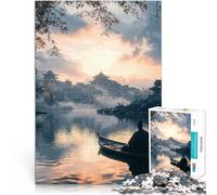 Puzzle da 2000 pezzi per adulti Tranquillo paesaggio urbano asiatico sfida educativa Ogni pezzo è unico - Gioco divertente e stimolante per tutta la famiglia 70x100cm