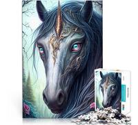 Puzzle da 2000 pezzi per adulti Unicorno mitologico Fatto di carta，per e da 14 anni in su Antistress Sfida difficile Idee regalo。misurare：70x100cm/27.5x39.3pollice