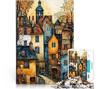 Puzzle da 2000 pezzi per adulti Villaggio Aiuta il cervello ad allenare i giocattoli che creano dipendenza per coltivare la pazienza Idee regalo 70x100cm