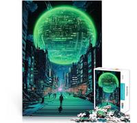 Puzzle da 2000 pezzi per adulti Vivere sotto la luce della Sfera Rompicapo per Decorazione murale Regali unici per compleanno e Natale 70x100cm