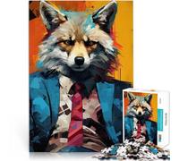 Puzzle da 2000 pezzi per adulti Wolf Popart Difficile da completare ma divertente e umoristico offerte come regali per tutta la famiglia 70x100cm
