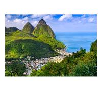 Puzzle da 2000 pezzi per adulti, zolfo a Santa Lucia, opera d'arte di gioco e souvenir turistico