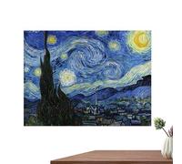 Puzzle Da 2000 Pezzi - Puzzle Interattivo Per Adulti Divertente, D'arte Notte Stellata Di Vincent Van Gogh, Decorazione Murale Unica Per La Casa, Gioco Cerebrale Coinvolgente, Attività Per Coppi