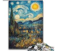 Puzzle da 2000 pezzi raffigurante la montagna di Van Gogh, ideale come regalo per tutta la famiglia