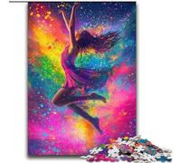 Puzzle da 2000 pezzi raffigurante una ballerina di danza classica,dipinto a olio,per adulti e adolescenti,aiuta il cervello a esercitare i giocattoli che creano dipendenza e coltivano la pazienza