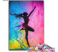 Puzzle da 2000 pezzi raffigurante una ballerina di danza classica, regalo per adolescenti, antistress, divertente regalo per trascorrere il tempo libero (70x100cm)