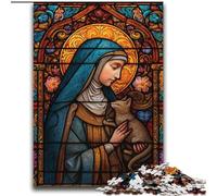 Puzzle da 2000 pezzi "Ritratto di Maria Madre" per adulti e ragazzi, giochi divertenti Ogni pezzo è unico Gioco stimolante e divertente per tutta la famiglia (70x100cm)
