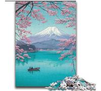 Puzzle da 2000 pezzi sul Monte Fuji, Giappone, per adulti e ragazzi, per 14+ anni, allena il tuo cervello e le tue mani, regalo di Natale (70x100cm)