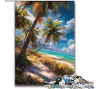 Puzzle da 2000 pezzi sulla spiaggia per adulti e adolescenti, per ammazzare il tempo durante le vacanze e migliorare l'amore tra coppie (70x100cm)