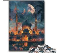 Puzzle da 2000 pezzi "Taj Mahal di notte" per adolescenti, regalo di compleanno per trascorrere il tempo in casa, regali, arte murale per 14+ anni (70x100cm)