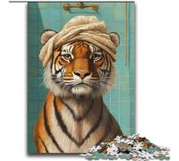 Puzzle da 2000 pezzi "Tigre nel bagno" per adulti e ragazzi, giochi divertenti Ogni pezzo è unico Gioco stimolante e divertente per tutta la famiglia (70x100cm)