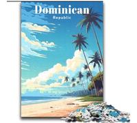 Puzzle da 2000 pezzi Viaggio nella Repubblica Dominicana, per bambini dai 14 anni in su Ogni pezzo è unico Gioco divertente e stimolante per tutta la famiglia Ottimo regalo Dimensioni: 70x100cm
