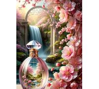 Puzzle da 30 pezzi per Adulti Bottiglia di profumo a cascata, 25x20cm Impossible puzzle adulti 30 pezzi, Puzzles Impegnativo Perfetto per Serate di Gioco,Divertimento Regalo Per Adulti